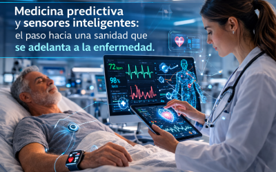Medicina predictiva y sensores inteligentes: el paso hacia una sanidad que se adelanta a la enfermedad.